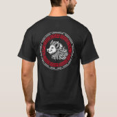 Chinees Zodiac T-shirt Varken Rode Ring (Achterkant)