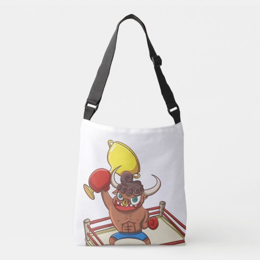 Chinees zodiapatroon-Koe Crossbody Tas (Voorkant)