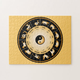 Chinees Zodiawiel Legpuzzel