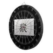 Chinees zodiazoolbord Monkey zwart Dartbord (Voorkant Rechts)