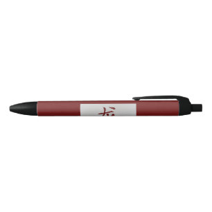 Chinees zodiumteken Dragon red Blauwe Inkt Pen