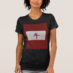 Chinees zodiumteken Ox rood T-shirt