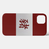 Chinees zodiumteken Pig red Case-Mate iPhone Case (Achterkant (horizontaal))