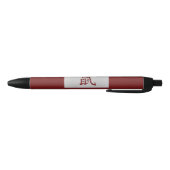 Chinees zodiumteken Rat red Blauwe Inkt Pen (Bodem)