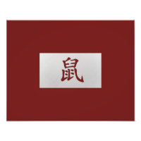 Chinees zodiumteken Rat red