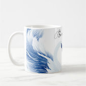Chinees zwanenvleugelpatroon koffiemok (Links)