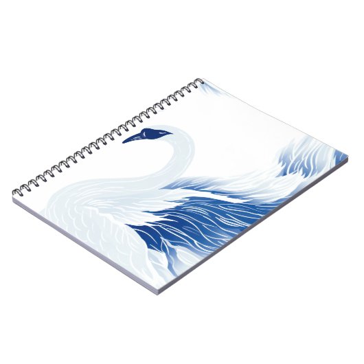 Chinees zwanenvleugelpatroon notitieboek (Linkerzijde)