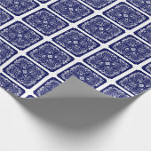 Chineesblauw Inpakpapier (Hoek)