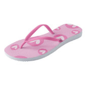Chinelos Rosa com Padrão de Corações Teenslippers (Schuin)