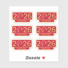 Chines New Year Horse Perfect Gift Sticker