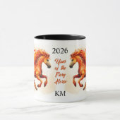 Chinese 2026 Year of the Fiery Horse Mug 2 Mok (Midden)
