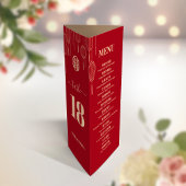 CHINESE 3 in 1 Tafelnummer, Menu & bedankt