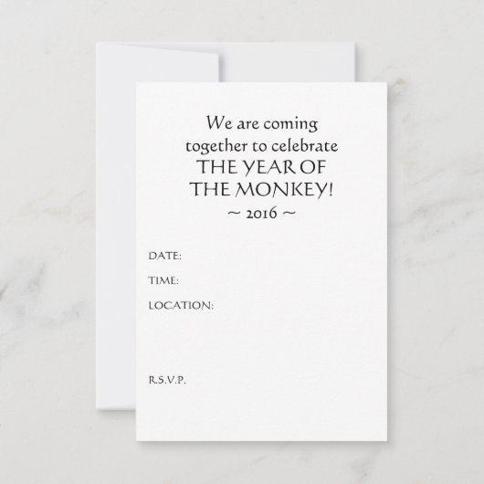 chinese aap kaart (Achterkant)