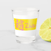 Chinese achternaam shot glas (Voorkant)