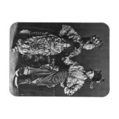 Chinese acteurs, c.1870 (foto) magneet (Horizontaal)