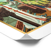  Chinese advertentie Antiek stijl Poster (Hoek)