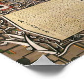 Chinese  agenda voor Vrouw Adverteren Poster (Hoek)