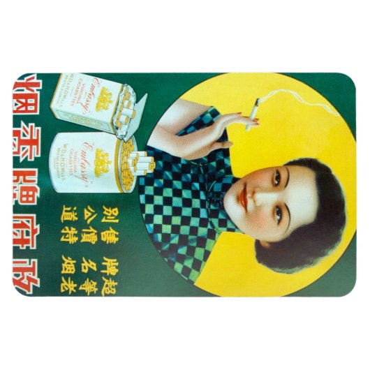  Chinese ambassade Sigaretten en Flapper Magneet (Horizontaal)
