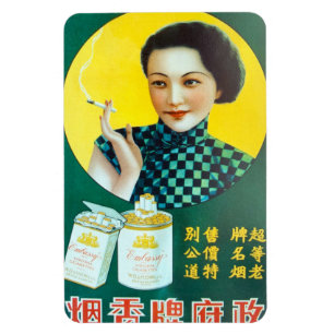 Chinese ambassade Sigaretten en Flapper Magneet