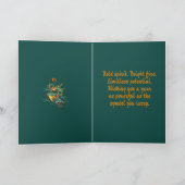 Chinese Ambitious Fire Dragon Mythical Creature  Kaart (Binnen)