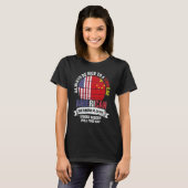 Chinese American We know Places where China Flag T-shirt (Voorkant volledig)