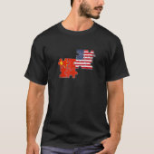 Chinese Amerikaanse vlag T-shirt (Voorkant)