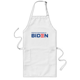Chinese Amerikanen voor Biden Unisex Apron Lang Schort