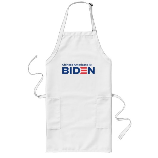 Chinese Amerikanen voor het Schort van Biden Unise (Voorkant)
