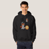 Chinese Animal Space Travel Red Panda Astronaut Hoodie (Voorkant volledig)