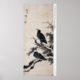 Chinese antieke schilderijen, Natuur, vogel Poster