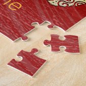 Chinese Apen-sterrenbeeld Horoscoop Sterrenbeeld T Legpuzzel (Zijkant)