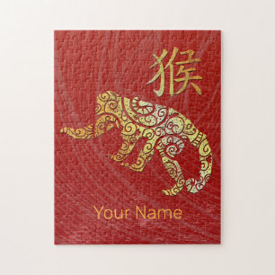 Chinese Apen-sterrenbeeld Horoscoop Sterrenbeeld T Legpuzzel