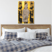 Chinese Asian Terracotta Warrior Canvas print (Insitu (Slaapkamer))