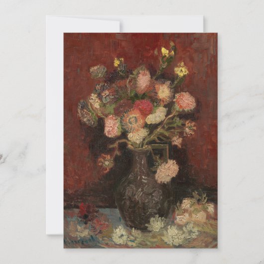 Chinese Asters en Gladiolen | Vincent van Gogh (Voorkant)