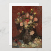 Chinese Asters en Gladiolen | Vincent van Gogh (Voorkant / Achterkant)