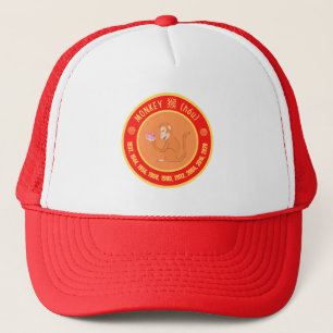 Chinese Astrologie Aap teken Trucker Pet