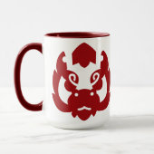 Chinese astrologie schattige draak mok (Links)