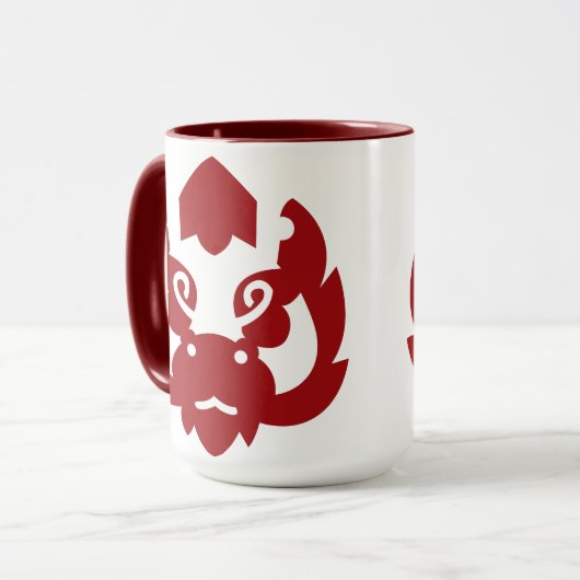 Chinese astrologie schattige draak mok (Voorkant links)