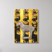 Chinese Aziatisch Terracotta Paard Canvas Print (Voorkant)