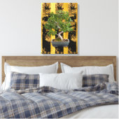Chinese Aziatische Bonsai Tree Stretted Canvas Pri (Insitu (Slaapkamer))
