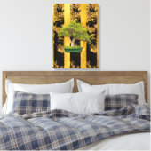 Chinese Aziatische Bonsai Tree Stretted Canvas Pri (Insitu (Slaapkamer))
