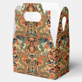 Chinese Aziatische draak kleurrijke kunst Bedankdoosjes (Geopend)