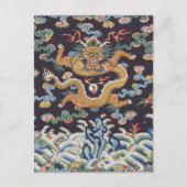Chinese Aziatische draak kleurrijke kunst Briefkaart (Voorkant)