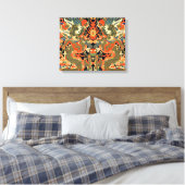 Chinese Aziatische draak kleurrijke kunst Canvas Afdruk (Insitu (Slaapkamer))