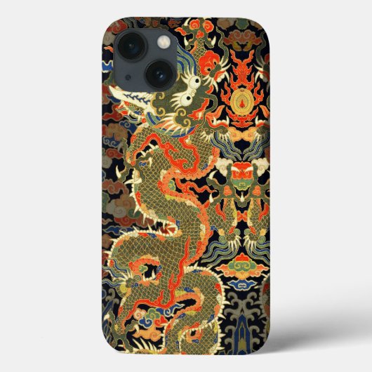 Chinese Aziatische draak kleurrijke kunst Case-Mate iPhone Case (Achterkant)
