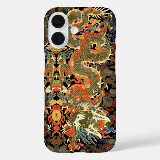 Chinese Aziatische draak kleurrijke kunst Case-Mate iPhone Case (Achterkant)