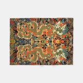 Chinese Aziatische draak kleurrijke kunst Fleece Deken (Voorkant (Horizontaal))