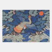 Chinese Aziatische draak kleurrijke kunst Inpakpapier Vel (Voorkant 2)