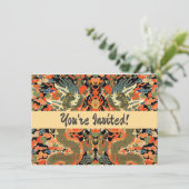 Chinese Aziatische draak kleurrijke kunst Kaart (Staand voorkant)