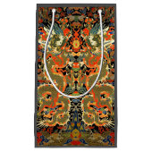 Chinese Aziatische draak kleurrijke kunst Klein Cadeauzakje (Voorkant)
